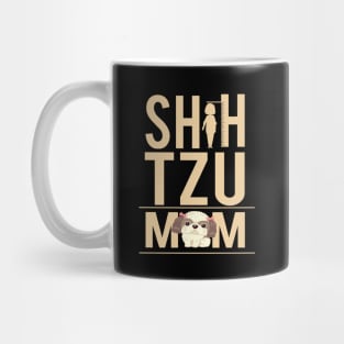 'Hanging With Shih Tzu Mom' Cute Dog Mom Mug